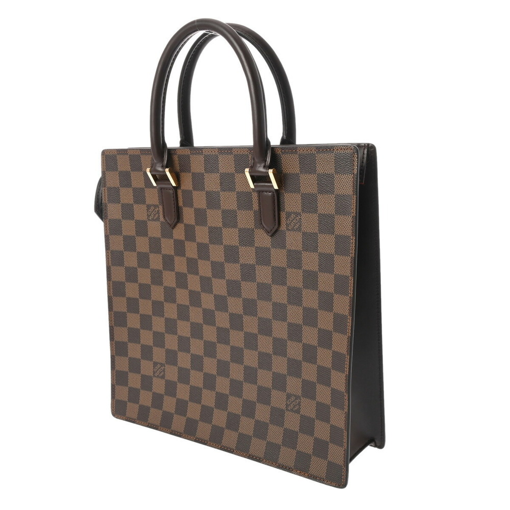 Louis Vuitton Tote Bag Canvas Damier Venice Handbag Brown
